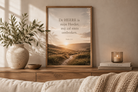 25 mooie Bijbelteksten voor aan de muur